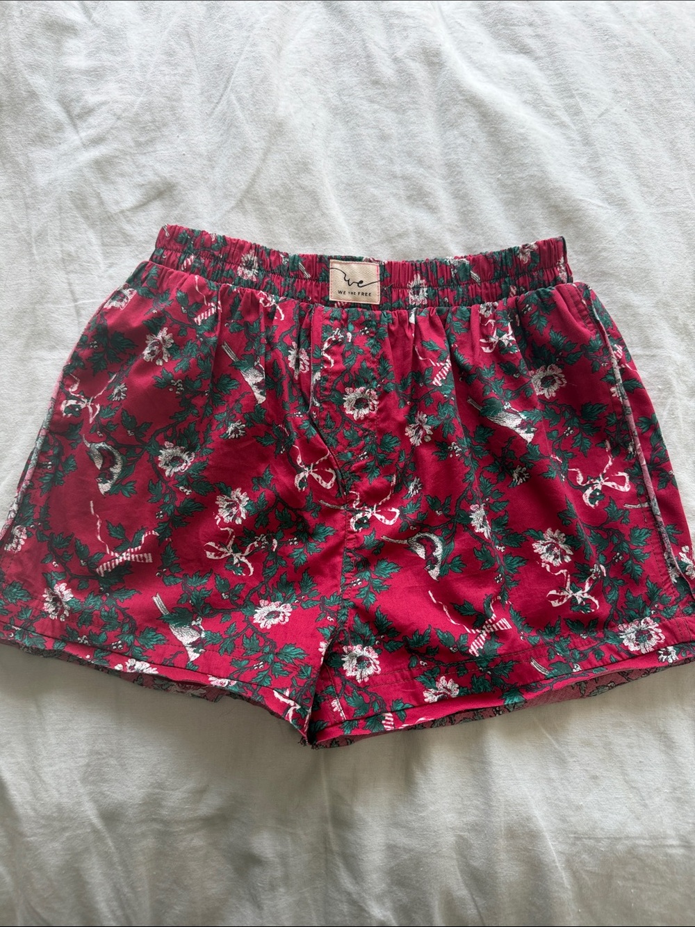 Free People Day to Day Printed Boxers - Picture 2 of 5